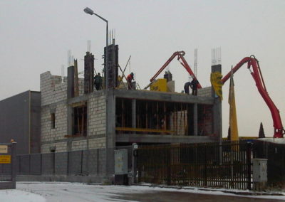 Fundamenty hali i budynek biurowy, Studio Rustika w Gdańsku, fot. 5, luty 2015